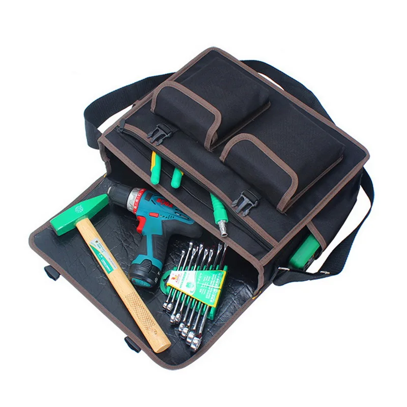 Многофункциональная сумка для инструментов, большая вместительность, поясные карманы, электрик, сумка для переноски, Oganizer, подвесная сумка, чехол для инструмента, фартук, сумка на пояс - Цвет: backpack