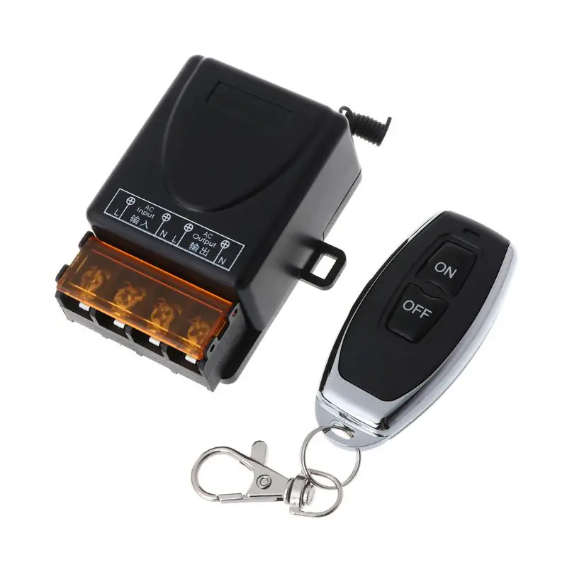 

433MHZ 315MHZ Wireless RF Remote Control Switch AC 60V-280V 1CH 30A Relay Receiver+1CH Remote For lampsWater pump
