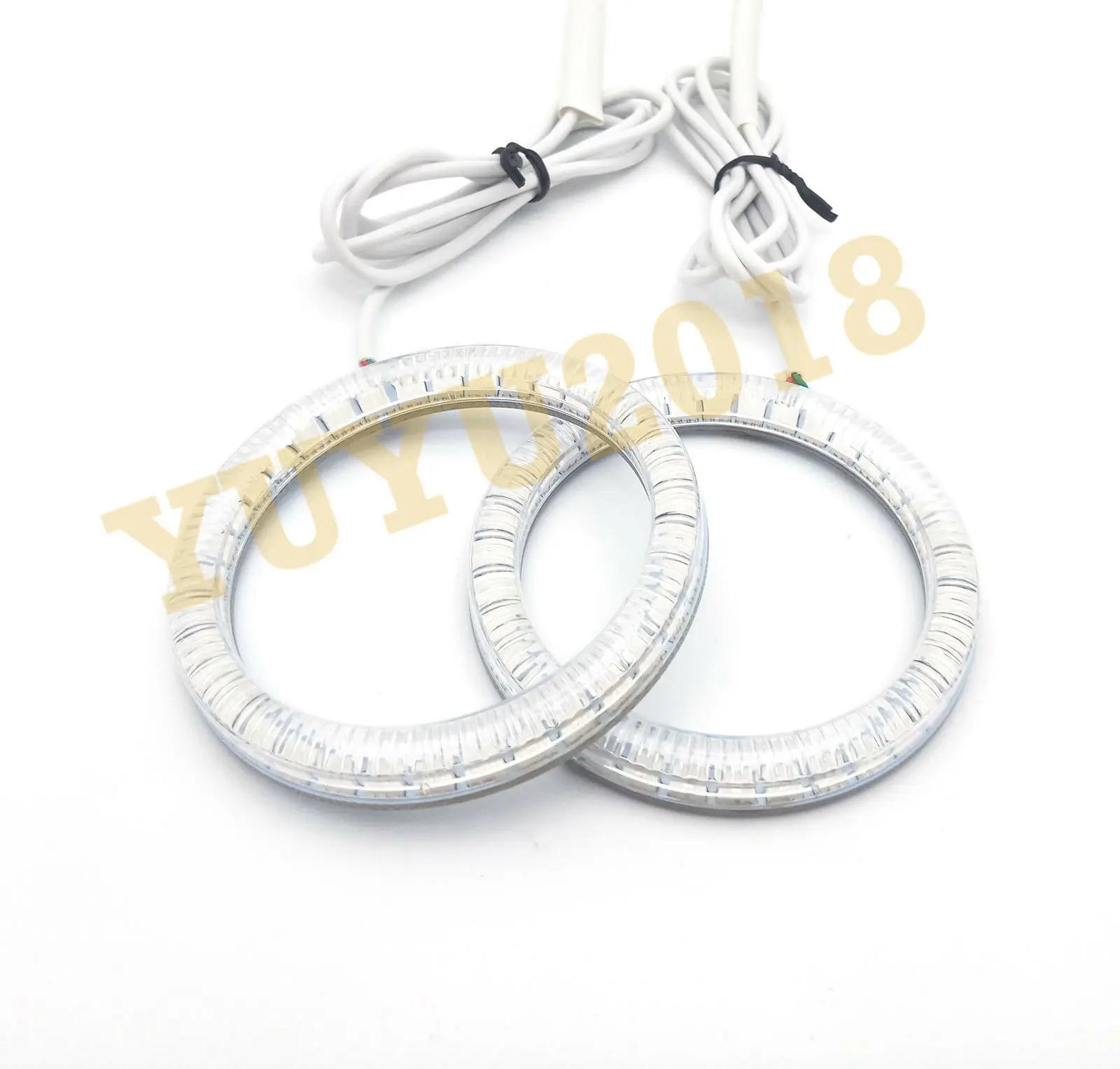 RGB angel eye halo кольца подходят для Mazda CX-9 CX9 2007-2012 Автомобильная фара многоцветный дьявол, демон Corona Flash-Bluetooth пульт дистанционного управления