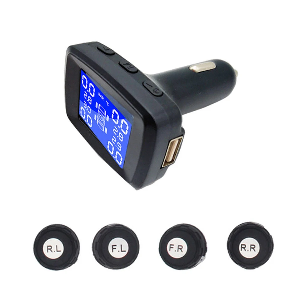 Автомобильный беспроводной ЖК-дисплей TPMS контроль давления в шинах внешние датчики Горячие универсальные инструменты для автомобилей