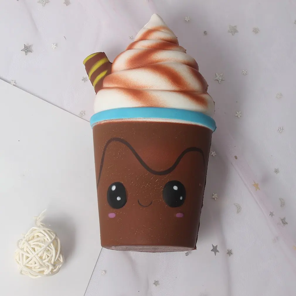 Kawaii новые мягкие шоколадные сендвич-печенье медленно отскок игрушка милый моделирование мягкая еда детские игрушки антистресс