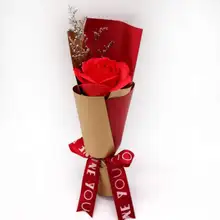 Красивые Искусственные розы Букет мыло цветок подарочная коробка украшение для юбилея свадьбы