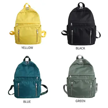 

Waterproof Popular Shoulder Bags Multi-Pocket Travel Backpacks Girls'Schoolbags Nylon with Vertical Zipper Rucksack Prom Female