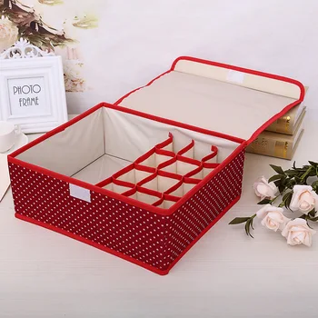 

Household Storage Box with Lid Clothes Oxford Dustproof Organizer for Boxes Storage Foldable Case Free Shipping