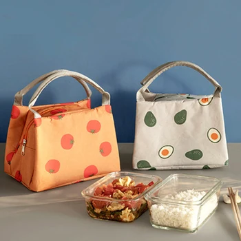 

Print Cartoon Cute Lunch Bag Food Picnic Lunch Box Bag Cooler Portable Functional Insulated Lunch Bag Thermal Tote Bolsa Termica
