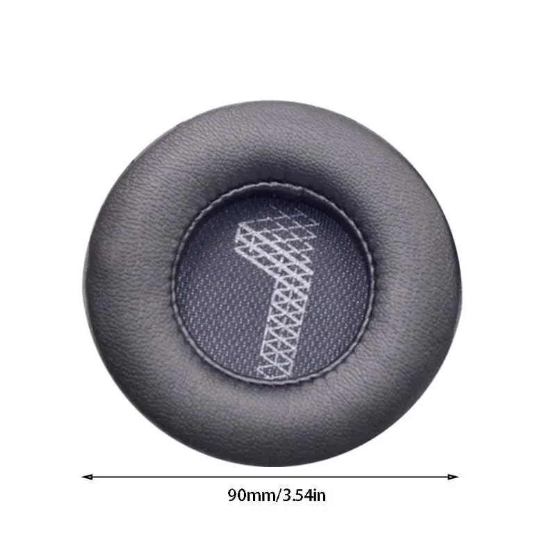 1Pair Replacement Leather Earpads Soft Memory Foam Ear Pads Cushion Cover for J B L Live 500BT Wireless Over Ear Headphones