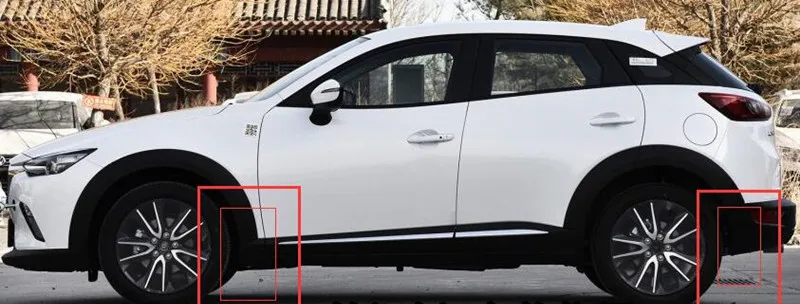 Автомобильные Брызговики для Mazda CX-3 CX3 брызговики брызговик передние и задние Брызговики Fender