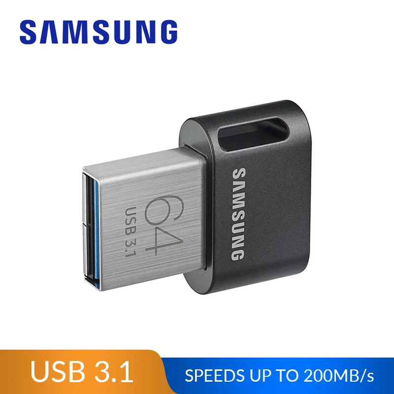 Флеш-накопитель SAMSUNG USB 3 1 32 ГБ 64 200 МБ/с. высокая скорость подходит для карт памяти