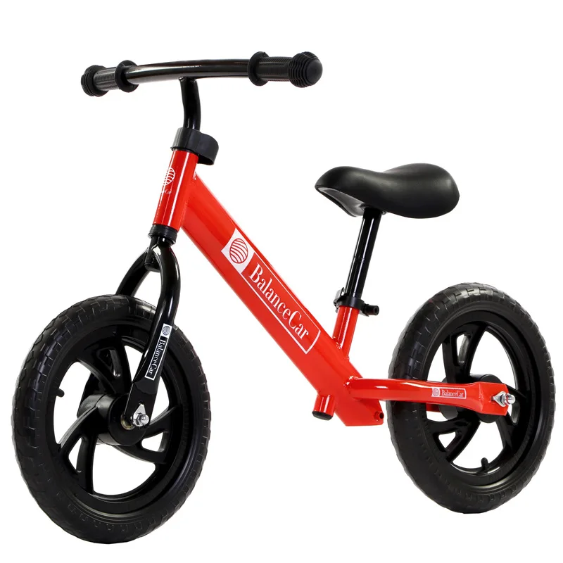 

Currently Available Supply-Style Non-Pedal Balance Car Hand Push Two-Wheel Suspension Children Kids Balance Bike Multi-color Sel