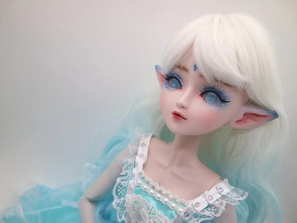 Индивидуальные BJD куклы эльф кукла DIY пластиковая кукла 24 шарнира шарнирная кукла 58 см