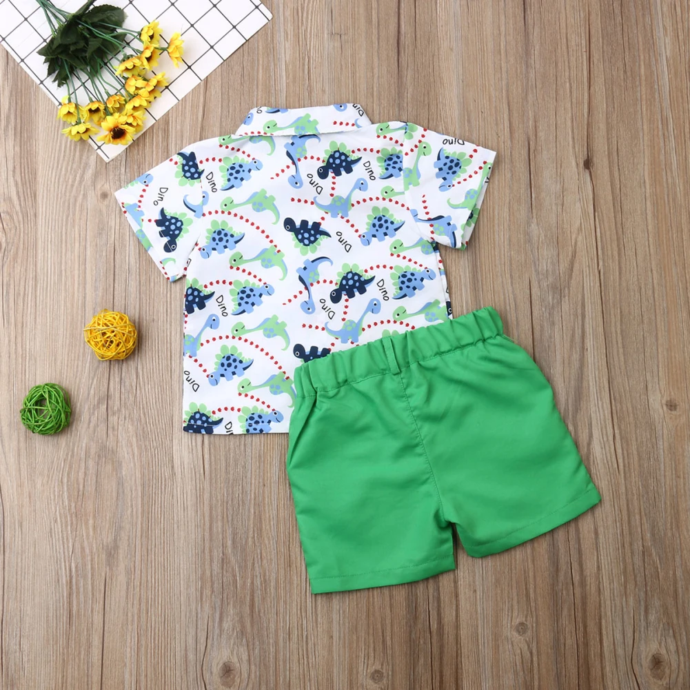 Комплект из 2 предметов для маленьких мальчиков(США), футболка+ штаны, шорты, пляжная одежда, летняя одежда