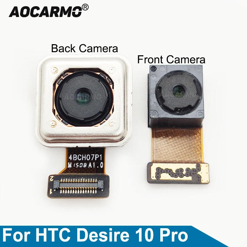 Aocarmo Rear Camera For HTC Desire 10 Pro Front Face Small And Back Module Big Flex Cable Replacement Part | Мобильные телефоны и