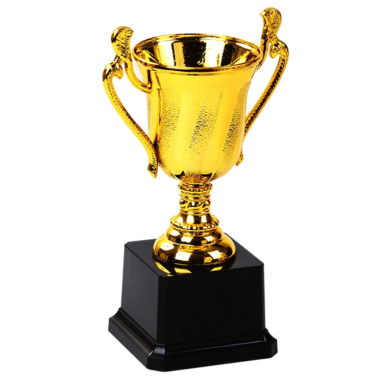 Настраиваемый мини-трофей команда спортивных соревнований церемония ремесла Позолоченные сувениры коммерческий наградной Кубок - Цвет: 13cm