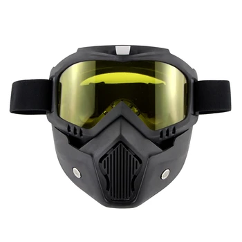 

casco Moto Goggles Helmet Motorcycle Capacetes Para Moto Goggles For Cyclegear CG12 with Breathable Foam Mask Windproof