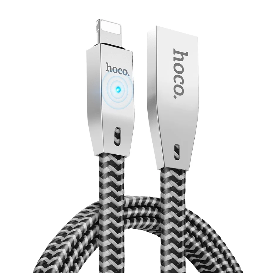 

HOCO USB Fast Charging Cable for iPhone XS MAX 7 8 plus Auto Disconnect Mobile Phone Charge Data Sync For Lightning Cable