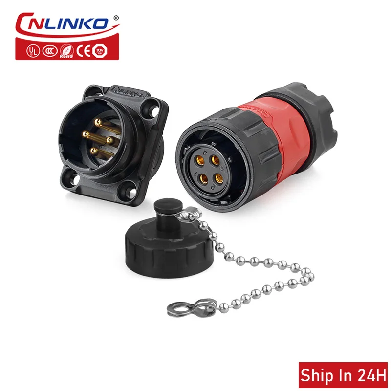 CNLINKO BD-20 Connettore Impermeabile Industriale Circolare IP67 - Foto 4