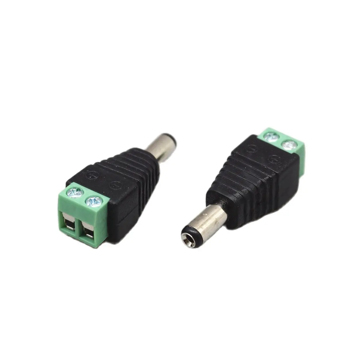 100PCS DC PLUGS 5.5*2.1MM male POWER connector solderless contact for CCTV camera ROHS PLUG MALE 5.5-2.1 | Обустройство дома