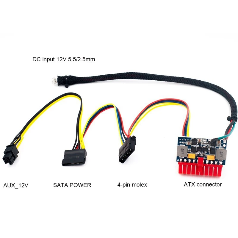 Постоянного тока в переменный блок питания Atx постоянного тока в переменный переменного тока 19V 120W 20-контактный разъем блока питания ПК Mini ITX Питание для компьютера
