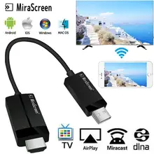 2,4G 1080P беспроводной HDMI Wifi Дисплей приемник HDTV Dongle Android tv Stick зеркальный экран Miracast Airplay медиа-поток