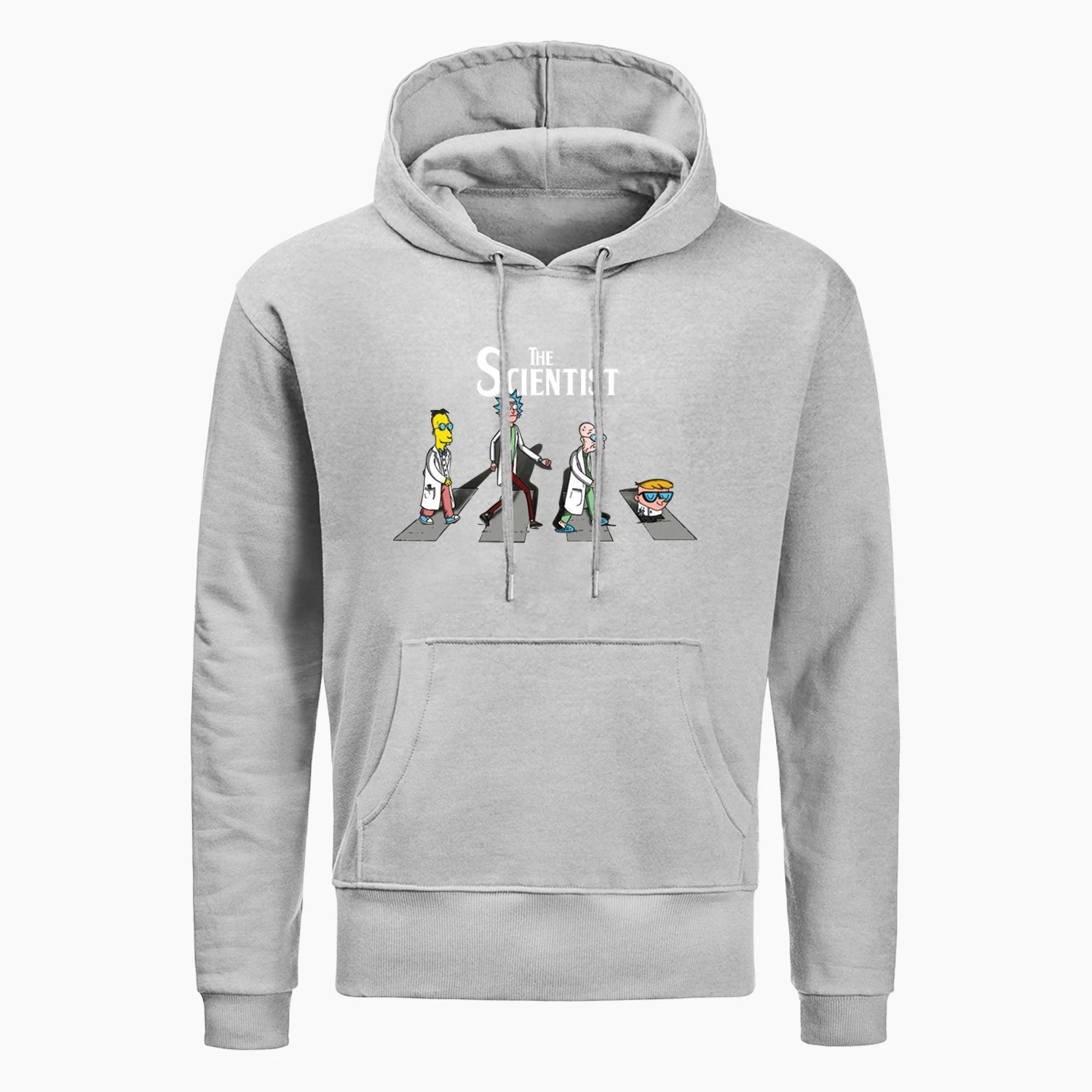 

Funny Rick And Morty Line Up The Road Mens Hoodies The Science Print Men Hoodie 2019 Autumn Harajuku Streetwear Fleece Pullover