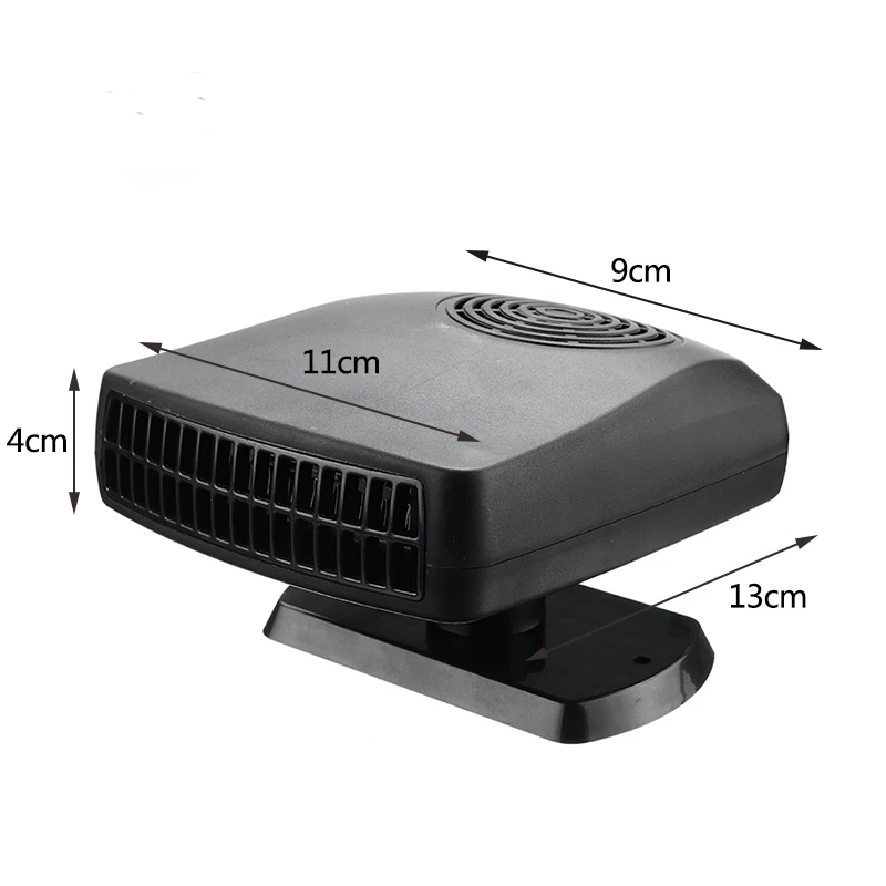 12V/24V Portable Auto Car Heaters Heating Defroster 150W Electric Fan Heaters Windshield AirCooler Fan Defroster Demister
