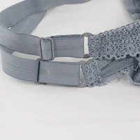 Beauwear damska kwiecista koronka biustonosze perspektywa biustonosz z fiszbinami seksowna bielizna Plus rozmiar Bralette duża miseczka 36-46 D DD E DDD F 6