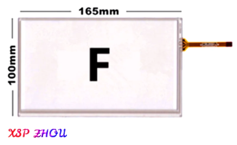 7 дюймов 50PIN AT070TN92 AT070TN93 AT070TN94 7 дюймов ЖК-дисплей экран+ сенсорный экран навигации автомобиля GPRS ЖК-дисплей экран с сенсорным экраном в сборе - Цвет: F Style touch screen