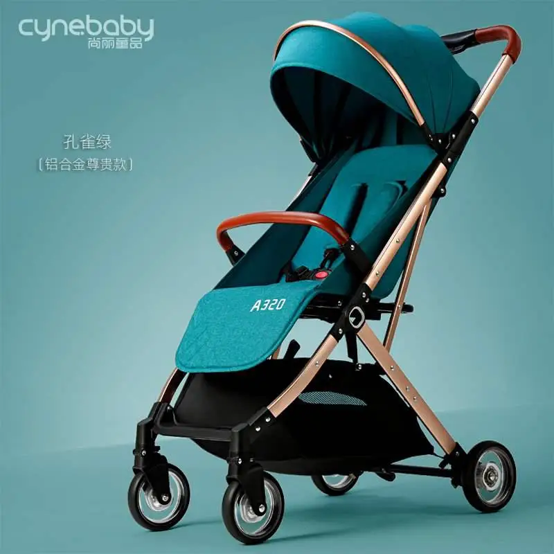 Cynebaby детские тележки портативный складной и откидной автомобильный зонтик для младенца Джейн - Цвет: Malachite green 2
