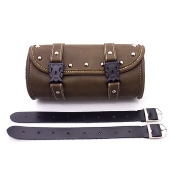 

Front Motorcycle Bag Saddlebag Rear Polyurethane Leather Tool Accessories