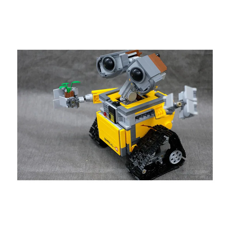 16003 идеи лего technic Creator WALL E робот RC Eve Playmobil строительные блоки кирпичи Фигурки игрушки Совместимые 21303