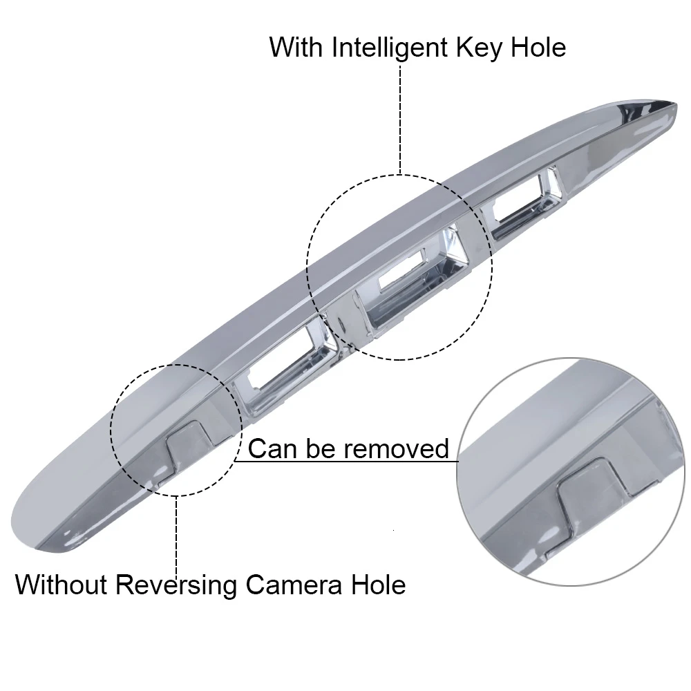 ESPEEDER крышка багажника Ручка крышки с I-key отверстие без отверстия для камеры для Nissan Qashqai J10 2007- серебро пластиковая накладка