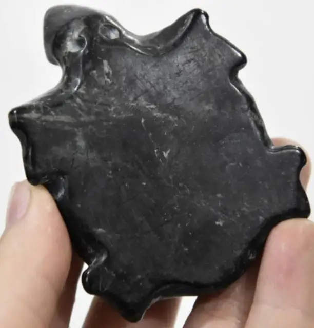 Hongshan culture archaize black iron meteorite sculpture longevity tortoise statue 2