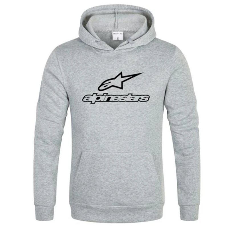 Качественная брендовая мужская Толстовка Alpinestars осенняя одежда в стиле хип хоп