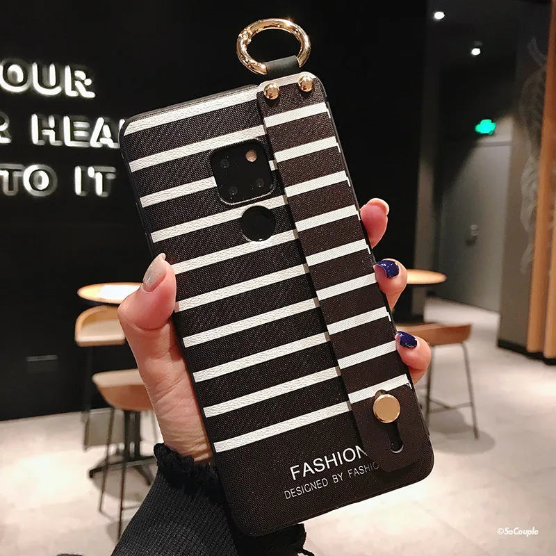 WK3-08WDLineH SoCouple чехол на запястье для huawei P20 P30 Pro Lite P10 mate 10 20 Pro 30 Lite Nove 3 3i Honor 20 Pro 10 Чехол-держатель для телефона - Цвет: WK3-08WDLineH