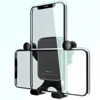 

K Anti-slip Auto Air Vent Horizontal gravity Phone Holder Car Air Outlet Support Phone Bracket For huawei/xiaomi iphone!