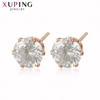 

Xuping Fashion Earrings Romantic Design New Design Rose Gold Color Plated Jewelry Stud Earrings for Women Special 99028