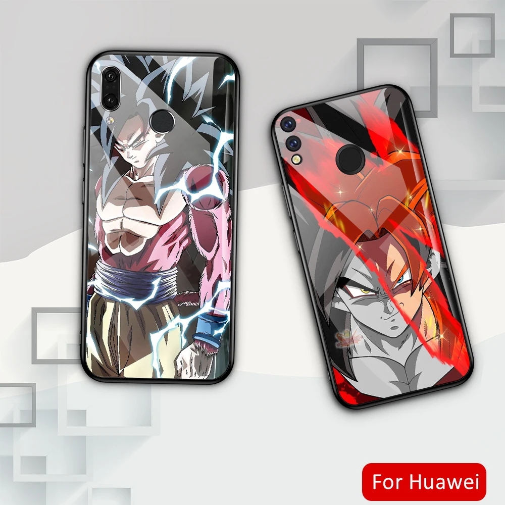 Чехол для Huawei honor play стеклянная задняя крышка 10 lite Гоку из дракона чехол 8x max 9 20i v10