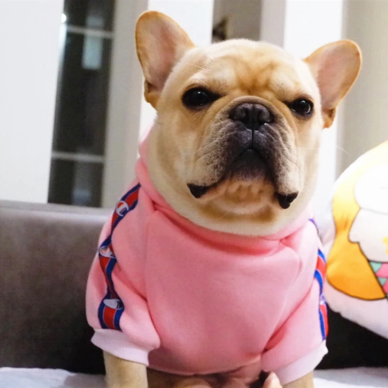 Французская одежда для бульдога собака толстовка Adidog теплая спортивная ретро для собак Толстовка с капюшоном Домашние животные одежда для щенков и Собак Мопс щенок одежда чихуахуа