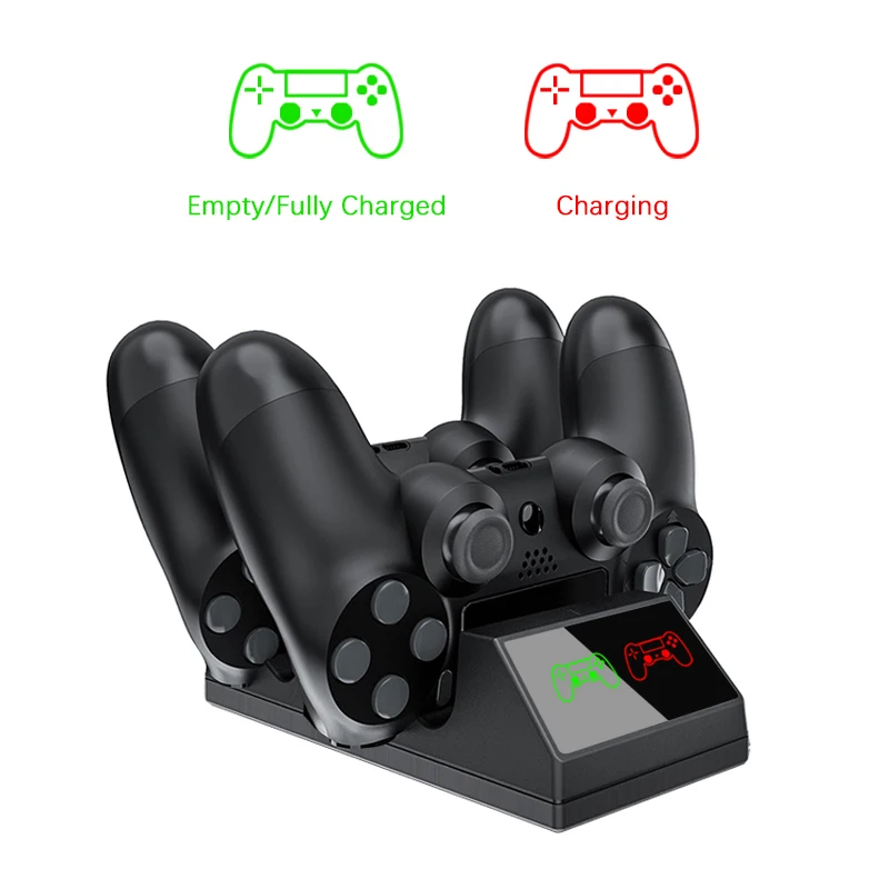 5 Pcs Ps4 Controller Charger Usb Charging Dock Station Led Light For Sony Playstation 4 Ps4 Pro Slim Wireless Controller Video Game Consoles Aliexpress