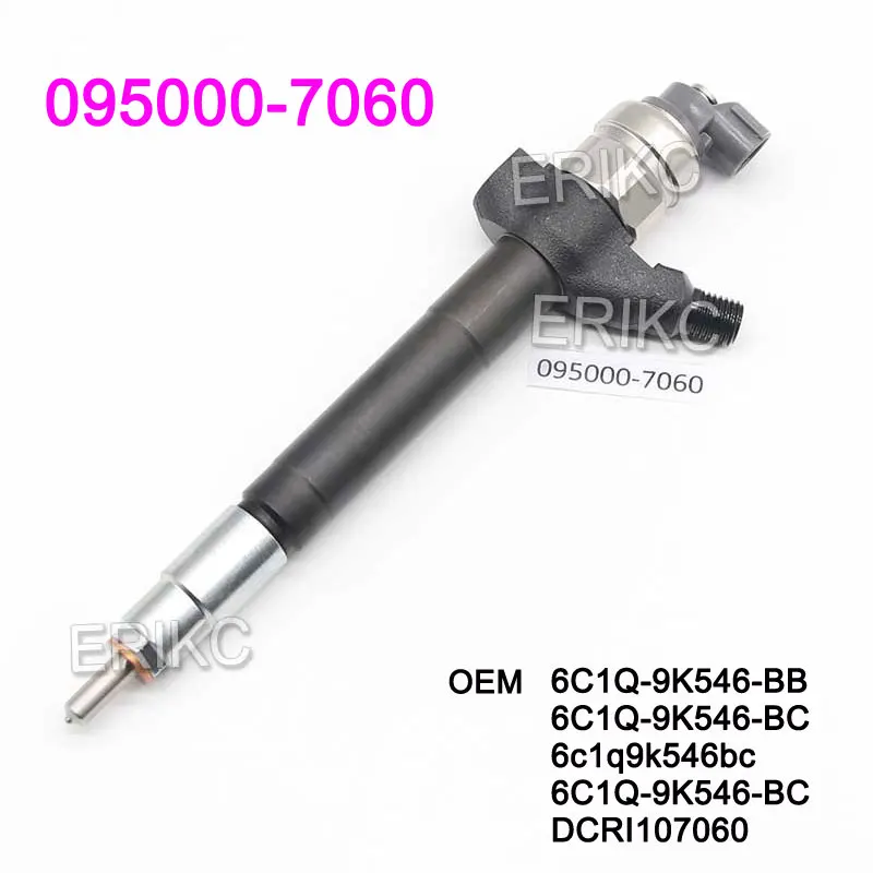 

095000-7060 Diesel Injector DCRI107060 6C1Q-9K546-BC Fuel Injection Nozzle 095000-7061 6C1Q-9K546-BB for Ford Transit 2.4 TDCI