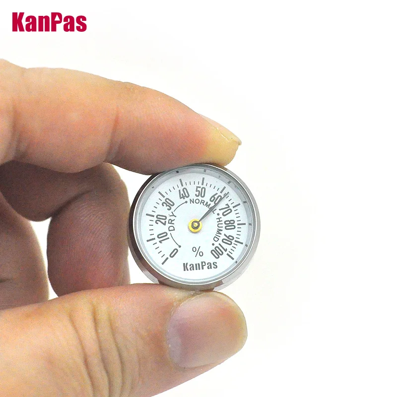 Mini Thermometer Mechanical No Battery Analog 58mm Car Temperature Gauge  with Double-sided Sticker - AliExpress