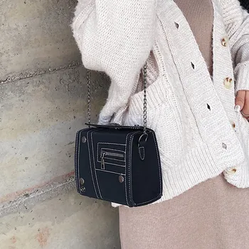 

Bag ladies 2020 bag new fashion summer bag wild diagonal bag texture trend fashion chain belt bag shoulder small square bag