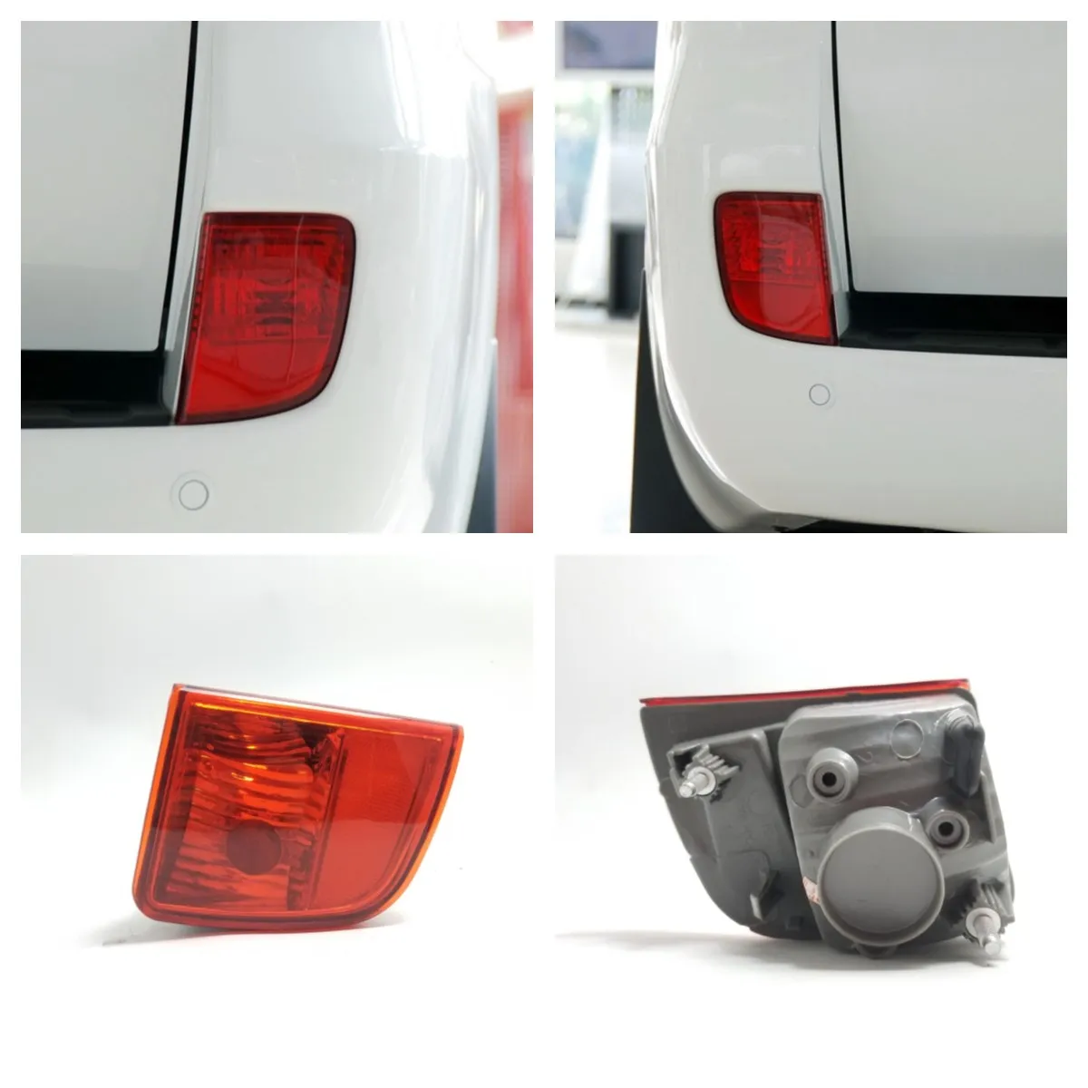 Suitable for 07, 08, 09, 10, 11, 12~15 years, Toyota Land Cruiser rear bumper lamp anti-fog lampshade