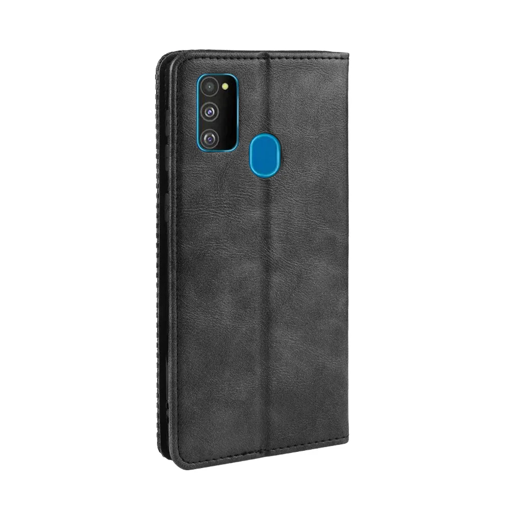 Магнитный винтажный кожаный чехол Премиум Coque для samsung Galaxy M30s M307FD чехол 6,4 дюймов флип фривольный анти осенний чехол