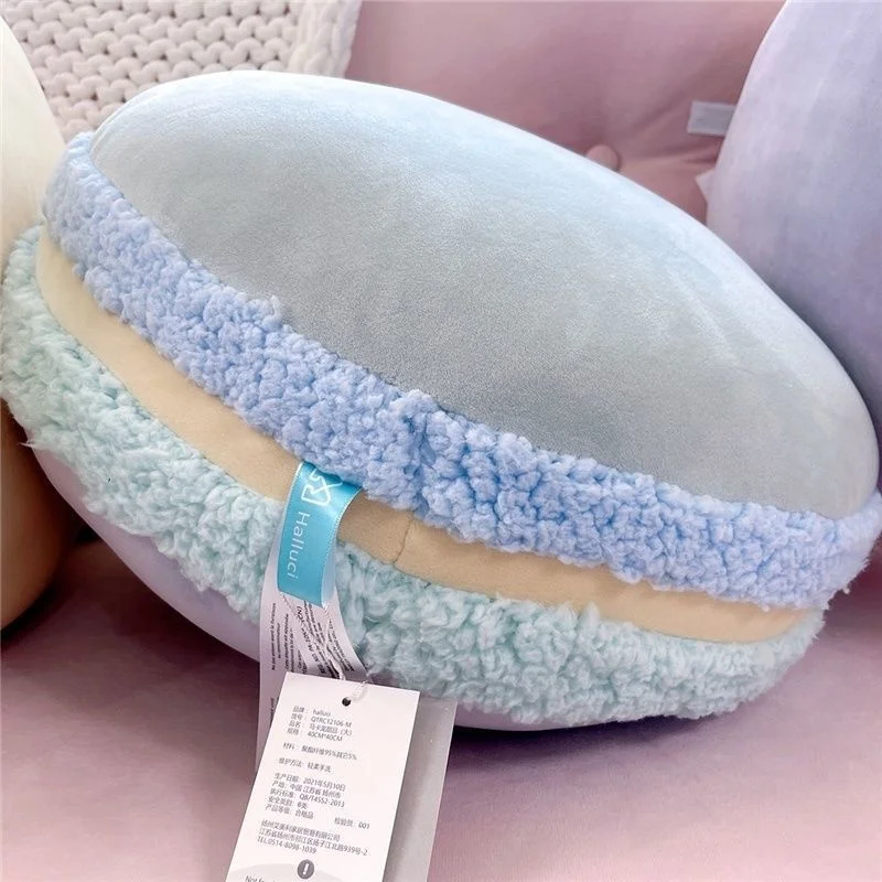 32-40cm Macarone Dessert Cushion Plush Pillow Bedside Sofa Chair Pillow Cushion Car Seat Cushion Christmas Floor Cushion