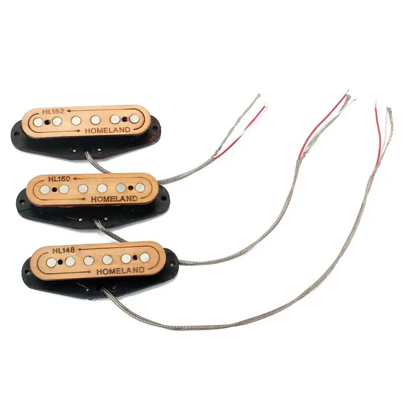 3 шт./компл. SSS Maple Alnico 5 звукоснимателей средние звукосниматели для электрогитары аксессуары