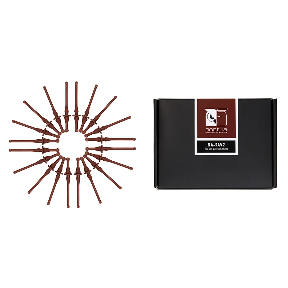 Чехол для защиты от вибраций Noctua 20 шт./компл. амортизирующий резиновый винт| |