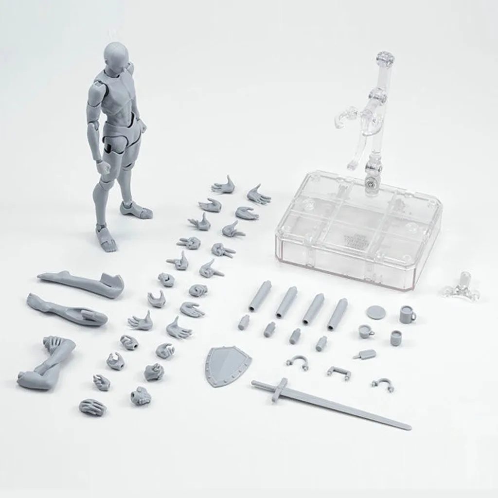 

1 Set Of Models Drawing Figures For Artists Action Figure Model Human Mannequin Man Woman Kits PVC body figures Model Mannequin