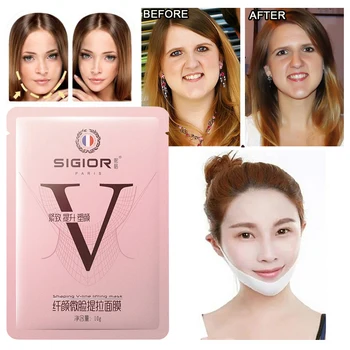 

V-Shape Slimming Lifting Firming Anti Wrinkle Sagging Double Chin Fat Burn Women Antifact Thin Face Masks Makeup Tools TSLM1