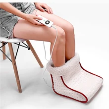 Штепсельная Вилка с подогревом, грелка для ног, электрическая грелка для ног, мягкая плюшевая грелка, контроль настроек, теплая обувь с вилкой EU/US